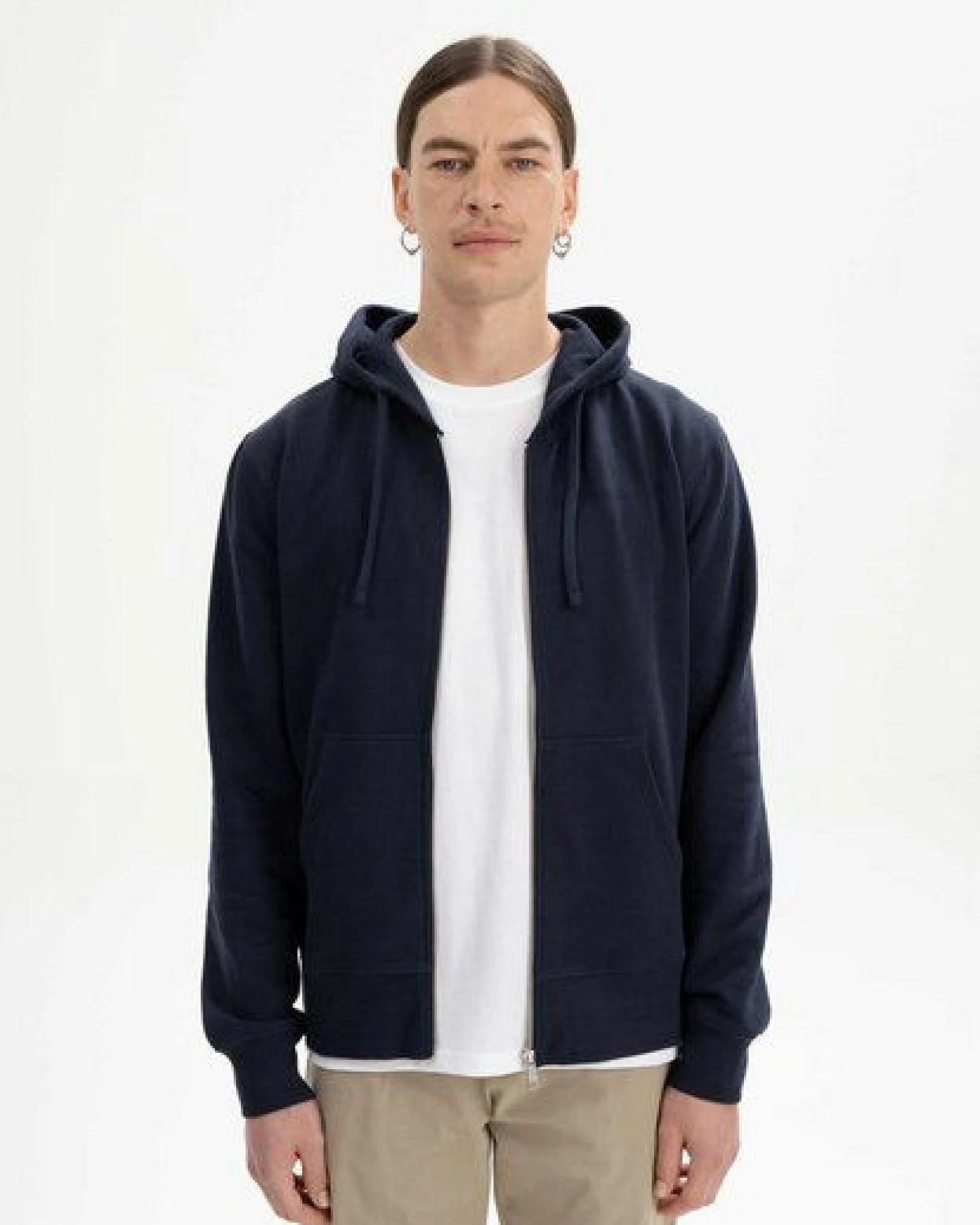 Hoodiejacke mit Reißverschluss DEVADAS – Ansicht 2