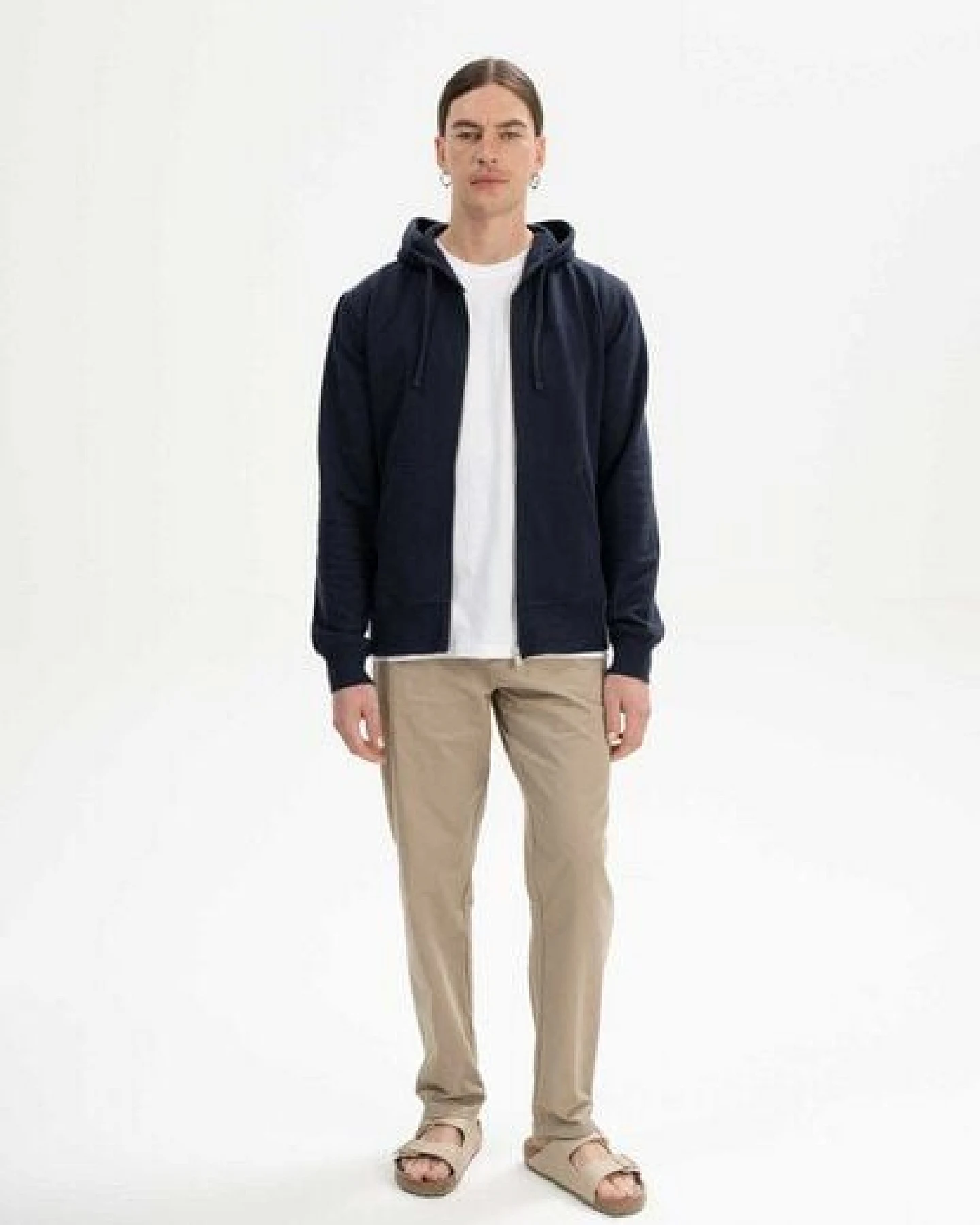 Hoodiejacke mit Reißverschluss DEVADAS – Ansicht 4