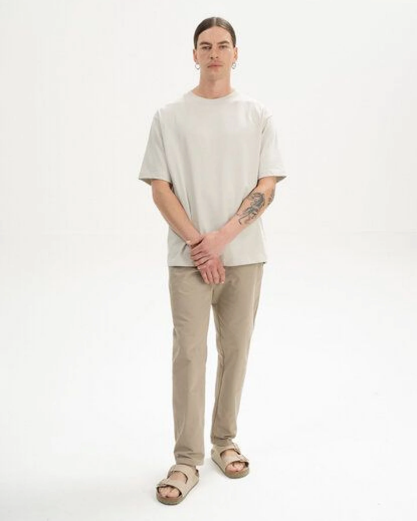 MELA Oversized T-Shirt schwer Style BHAJAN aus 100% Bio-Baumwolle – Ansicht 3