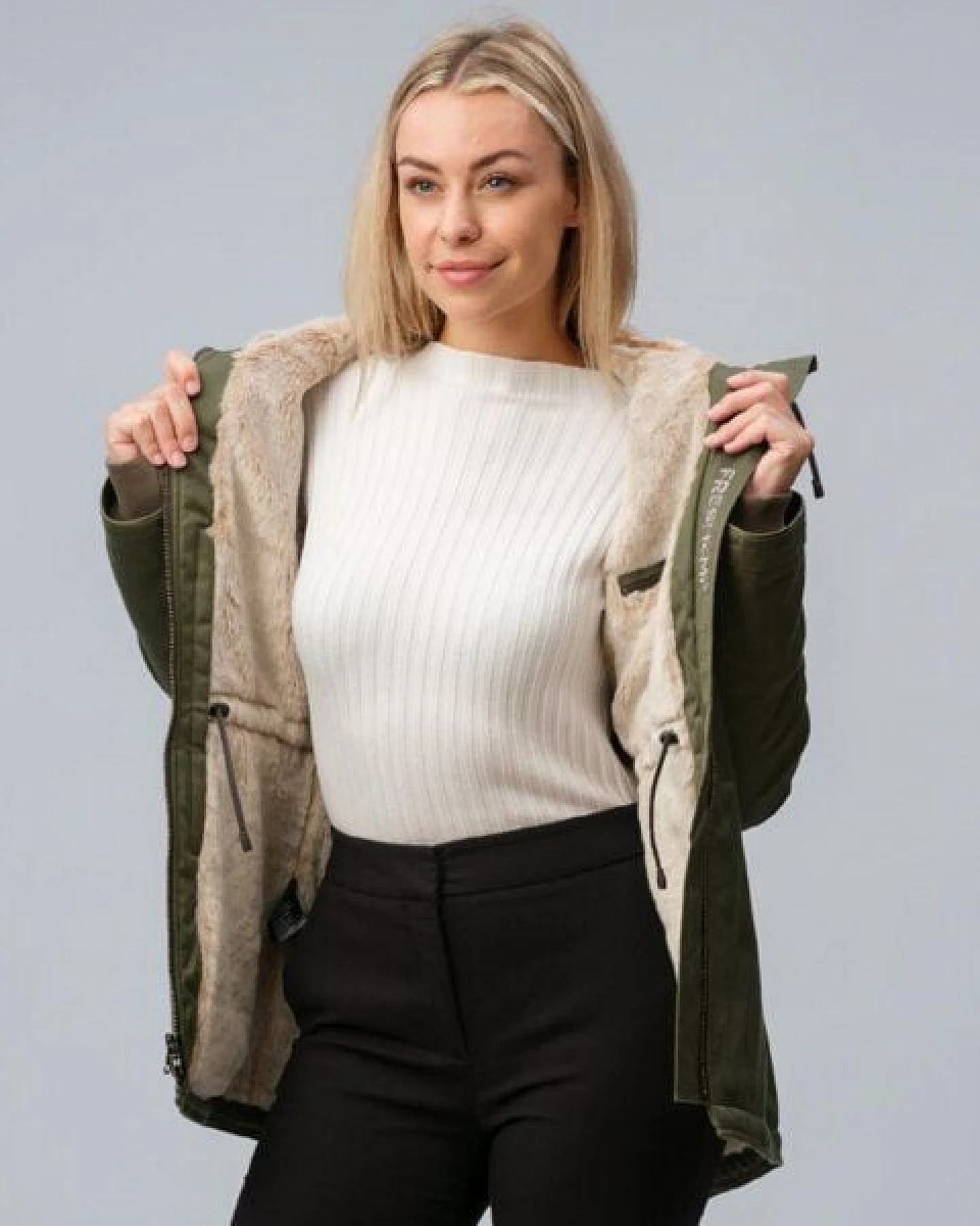 Freshemp Hanf Jacke Damen – Ansicht 4