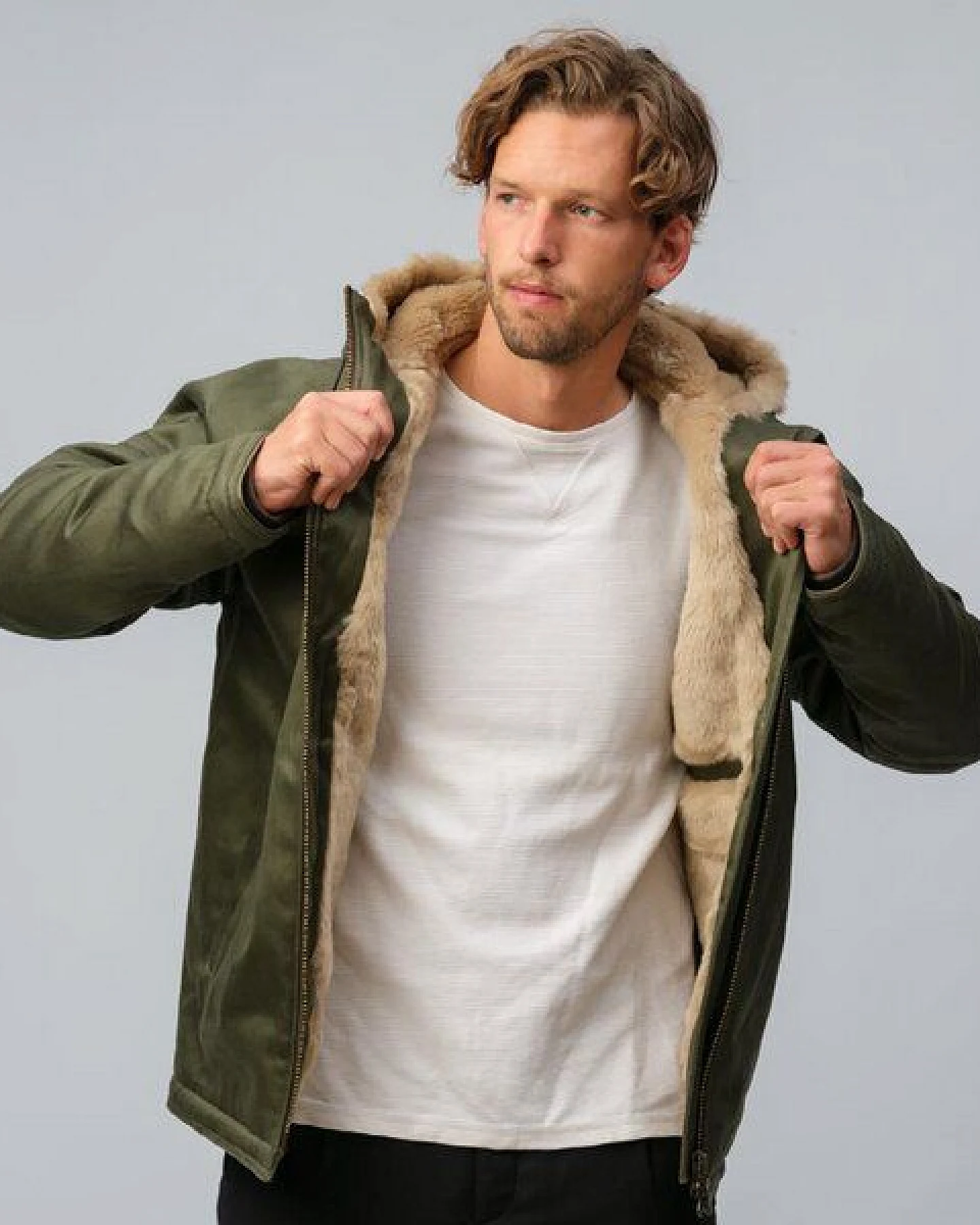 Freshemp Hanf Jacke Herren – Ansicht 4