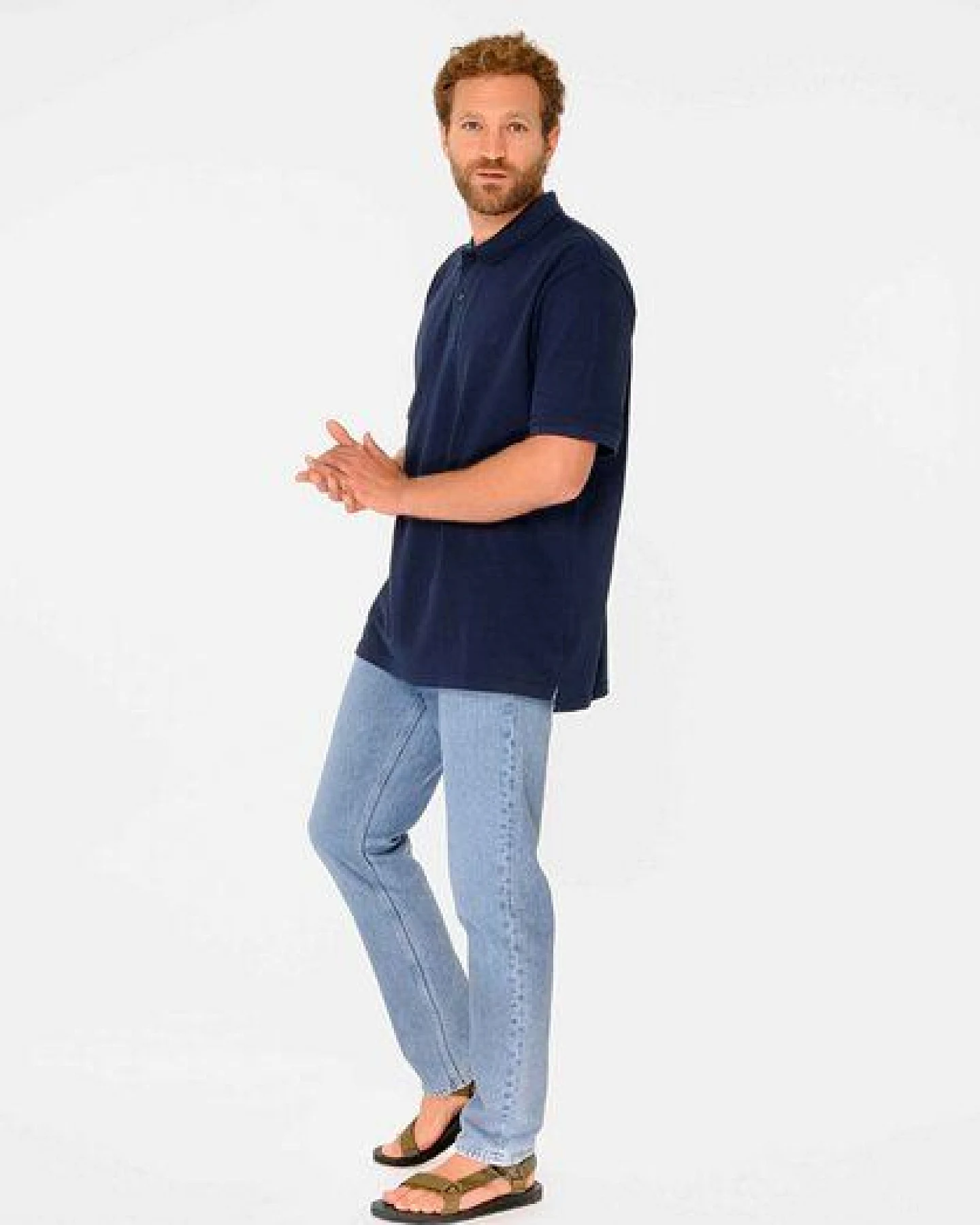 ThokkThokk Herren Polo Shirt aus Biobaumwoll-Piqué – Ansicht 4