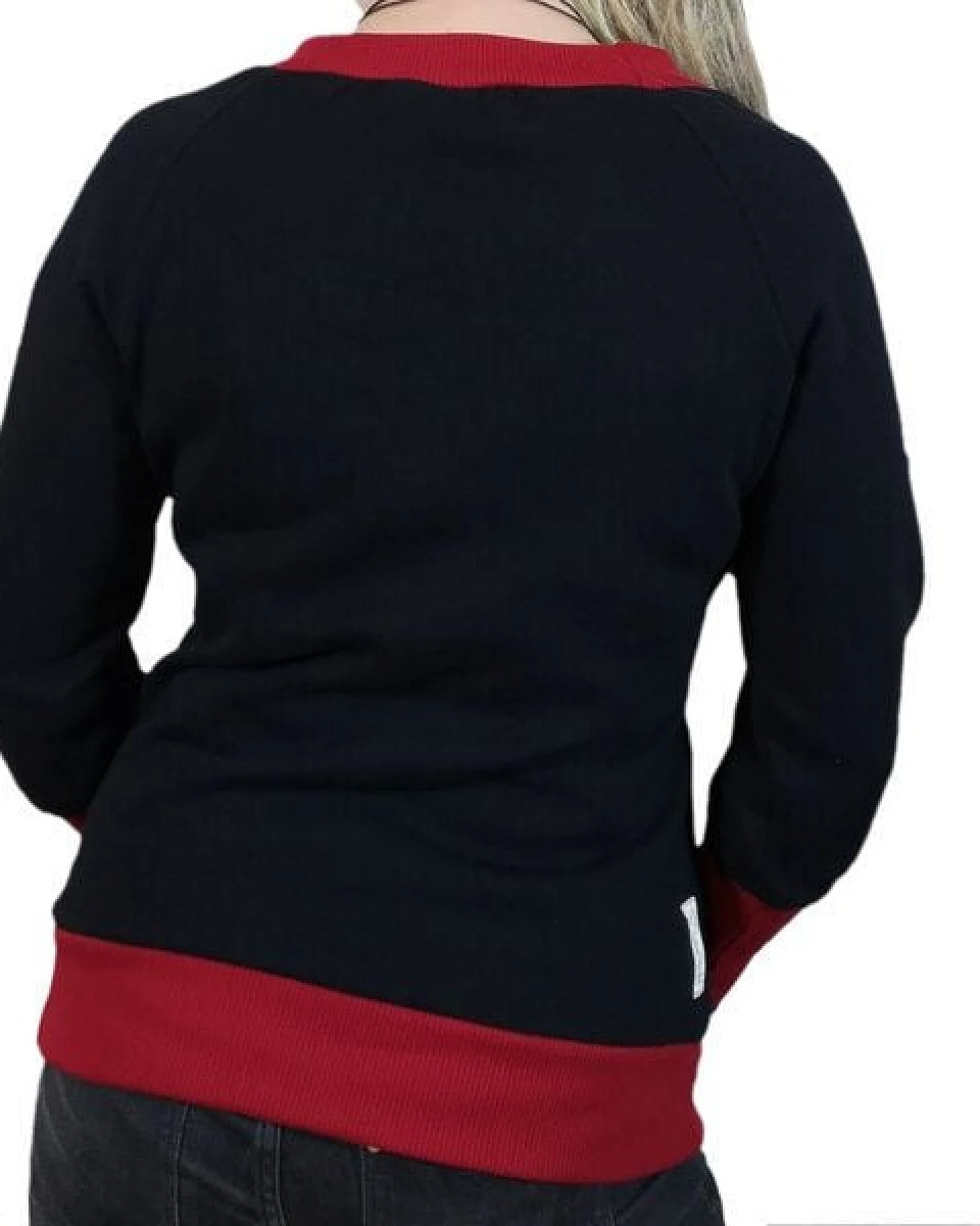 liebewicht Pullover Sweatshirt kurz mit langen Bündchen – Ansicht 3