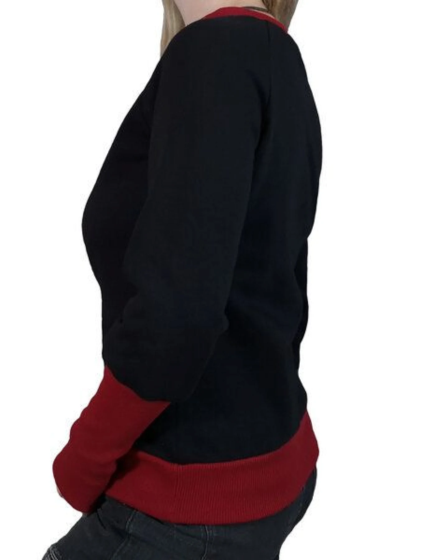 liebewicht Pullover Sweatshirt kurz mit langen Bündchen – Ansicht 2
