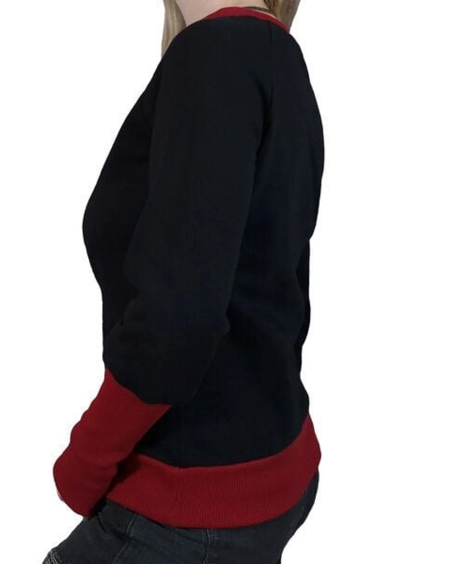 liebewicht Pullover Sweatshirt kurz mit langen Bündchen – Ansicht 2