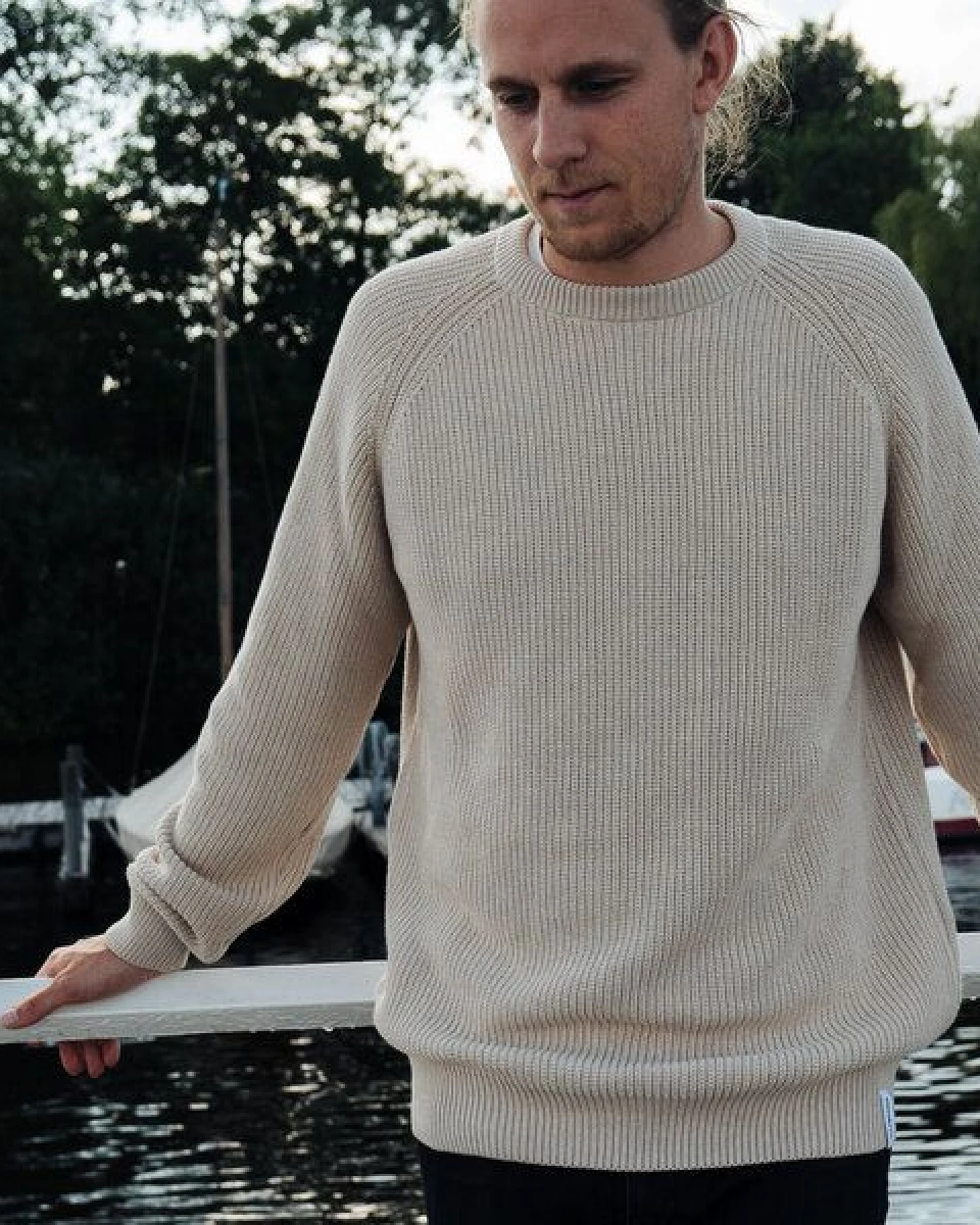 RAGO - Strickpullover (Herren) aus 100% Bio-Baumwolle (GOTS) von SALZWASSER – Ansicht 3
