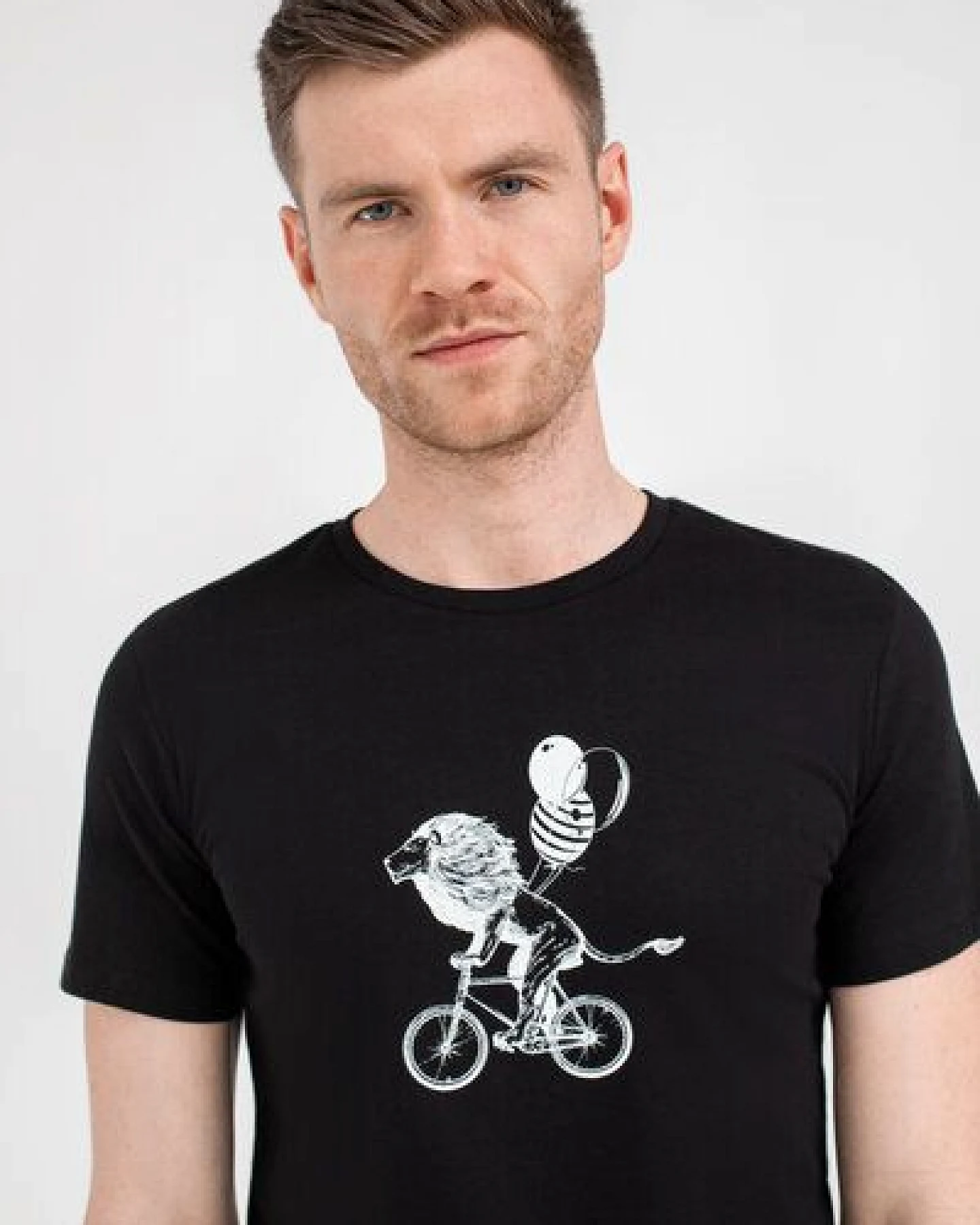 Brandless Basic Bio T-Shirt (men) Nr.3 Lionking GOTS – Ansicht 4
