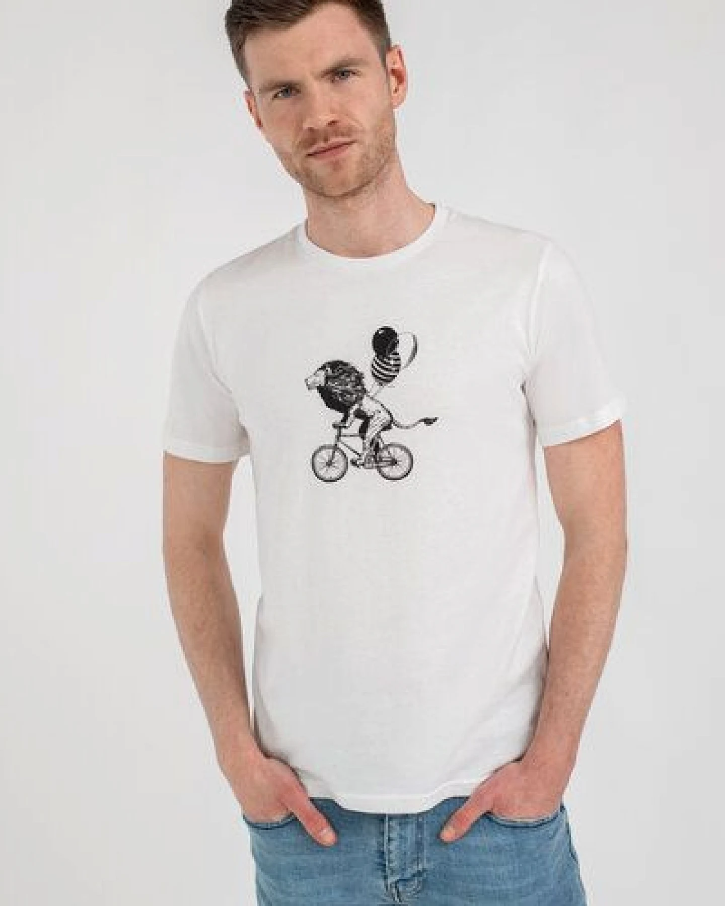 Brandless Basic Bio T-Shirt (men) Nr.3 Lionking GOTS – Ansicht 2