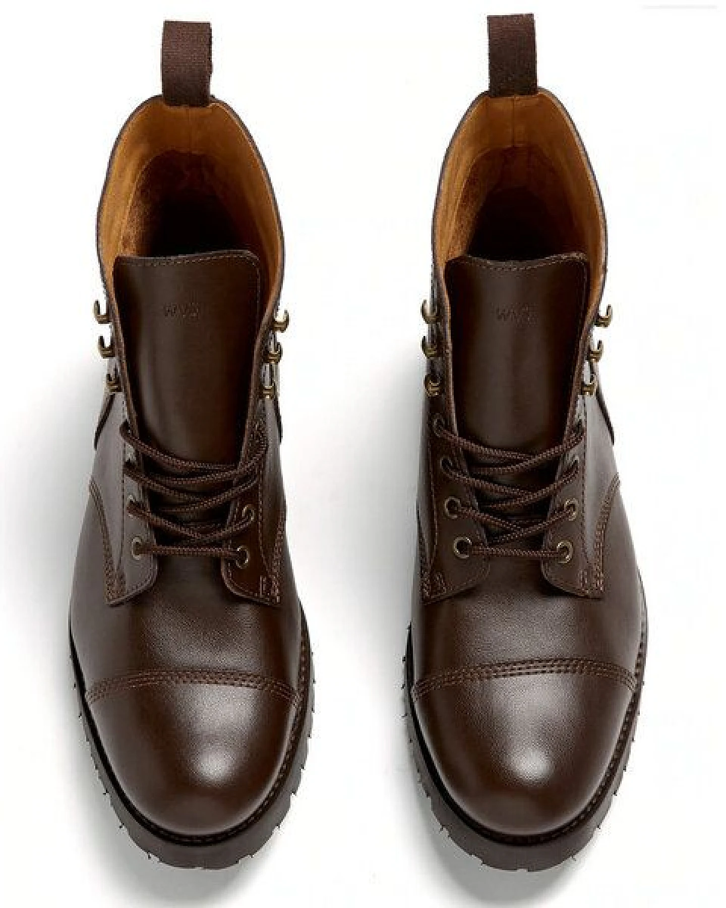Will's Vegan Shop Work Boots aus veganem, italienischen Leder – Ansicht 4