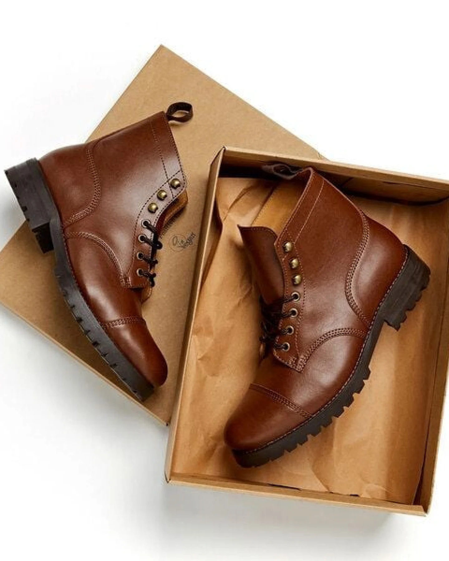 Will's Vegan Shop Work Boots aus veganem, italienischen Leder – Ansicht 4