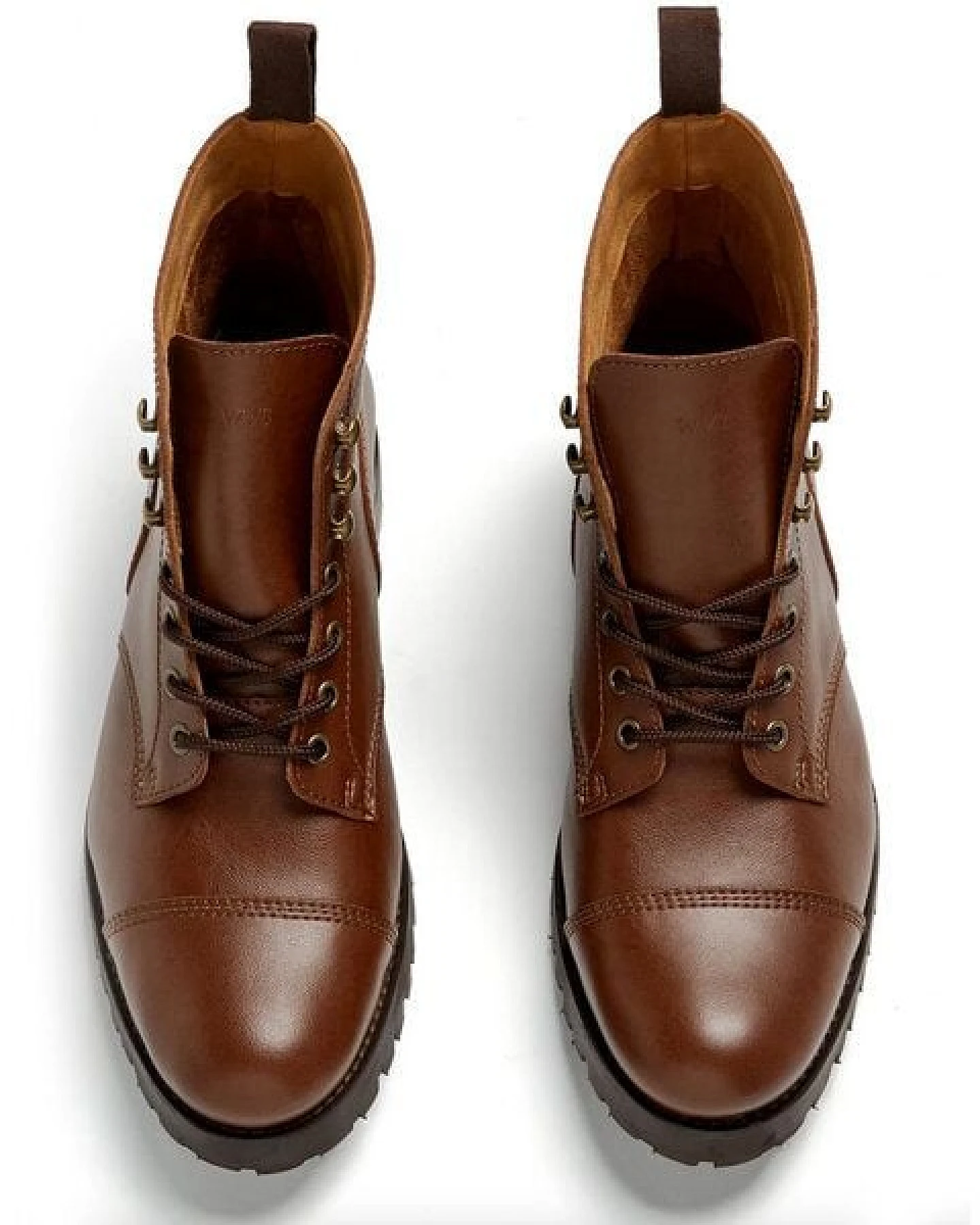 Will's Vegan Shop Work Boots aus veganem, italienischen Leder – Ansicht 4