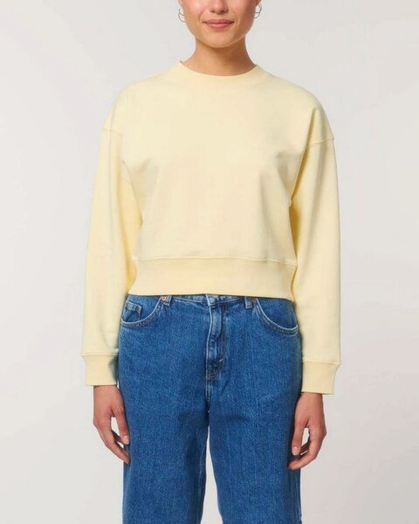 YTWOO Kurz geschnittenes Damen Sweatshirt – Ansicht 2