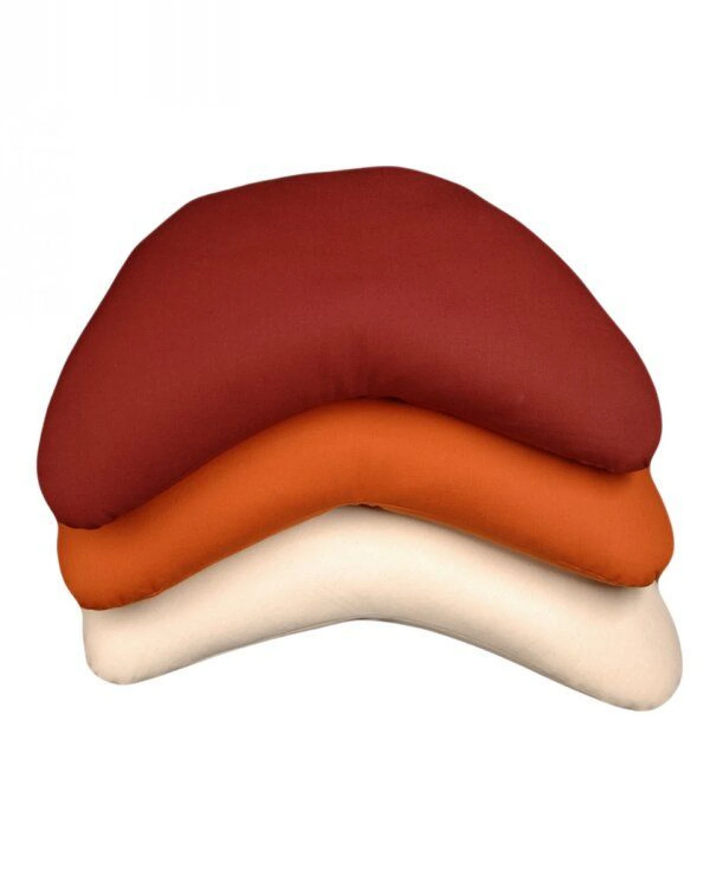 Speltex – Yoga-Sitzkissen / Meditationskissen – Hirseschalen mit Kautschuk (60 x 38 cm) – [Verschiedene Farben] – Ansicht 2