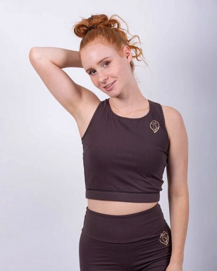 Flying Love Birds "Turmalin" - Crop Top