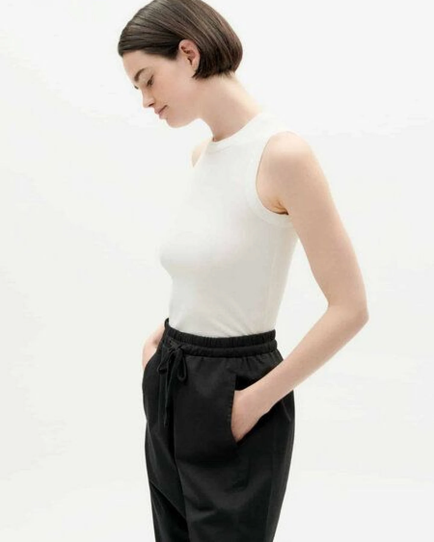 thinking mu Tank Top gerippt - Juliette Top - aus Biobaumwolle – Ansicht 2