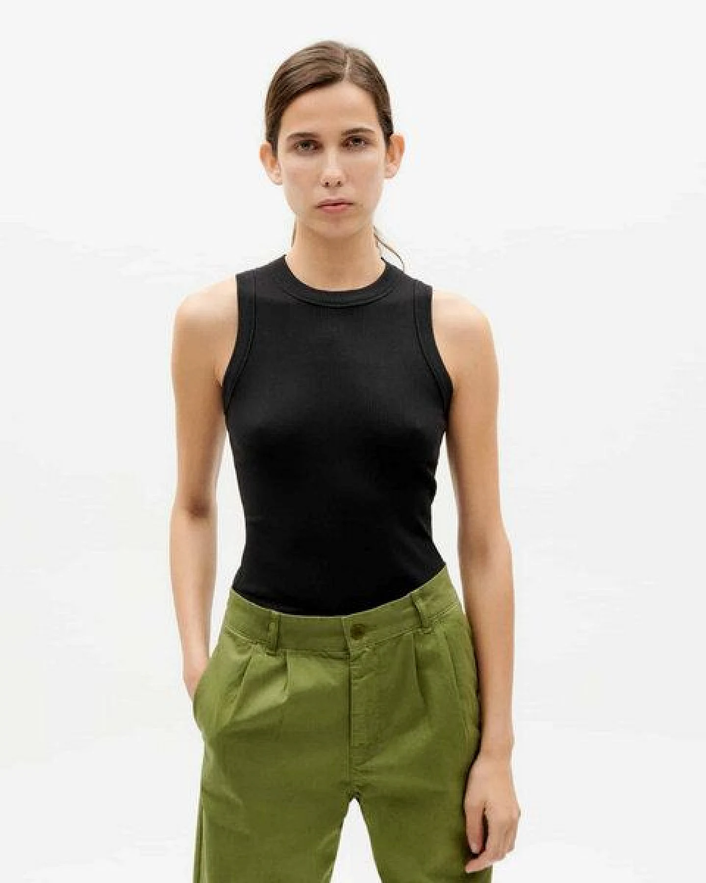 thinking mu Tank Top gerippt - Juliette Top - aus Biobaumwolle – Ansicht 2