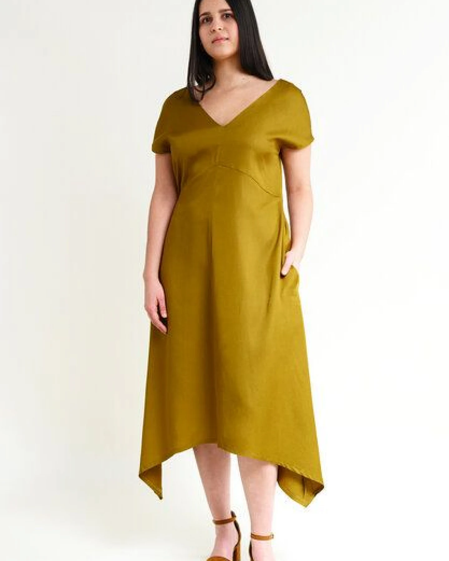 Studio Hertzberg Elegantes KII-RAA Sommerkleid aus Tencel – Ansicht 3
