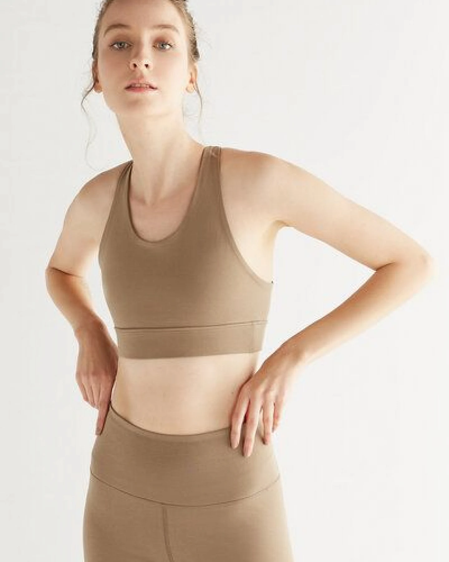 "True North" Damen Yogatops Sport BH Bustier aus Bio-Baumwolle T1202 – Ansicht 2