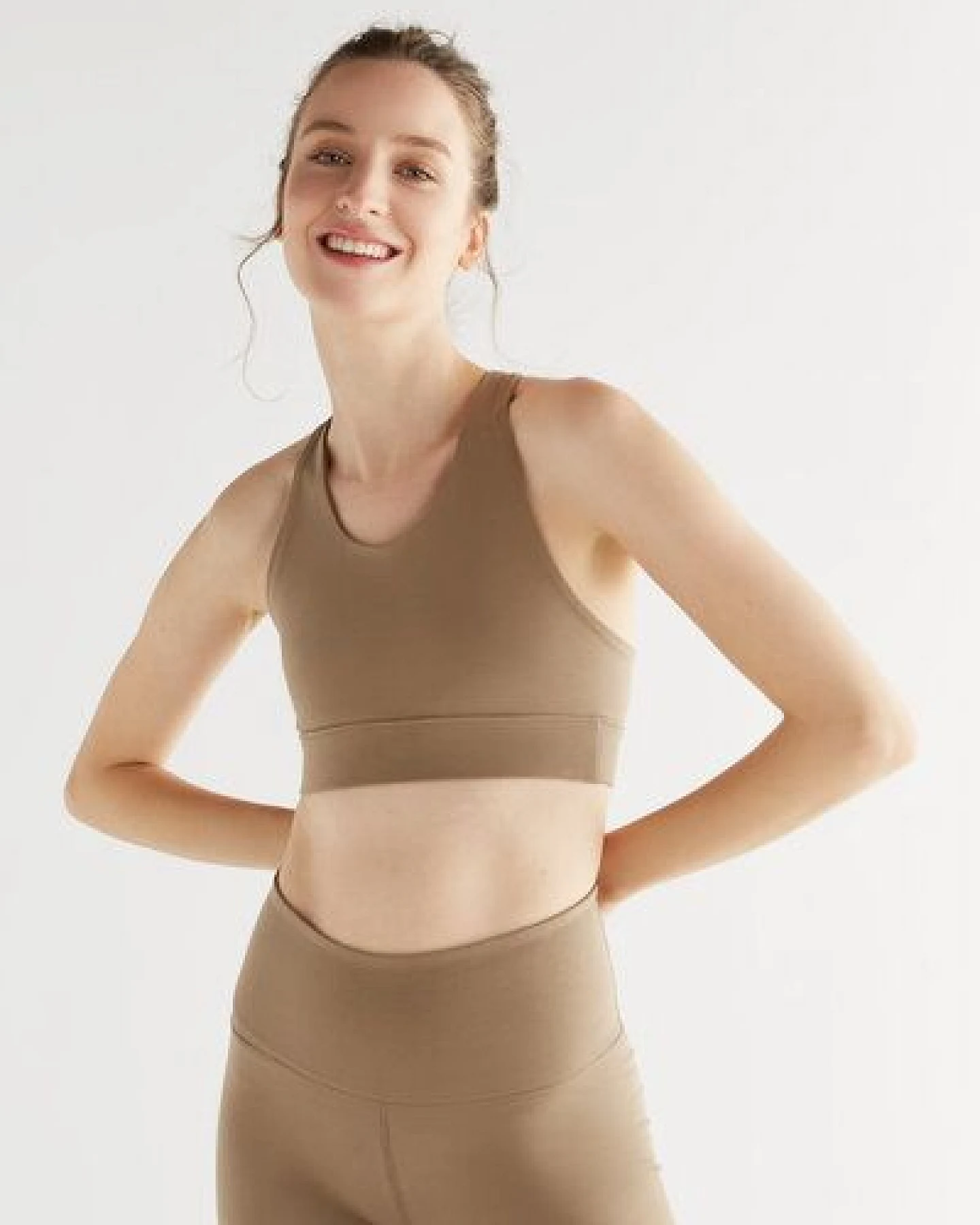 "True North" Damen Yogatops Sport BH Bustier aus Bio-Baumwolle T1202 – Ansicht 3