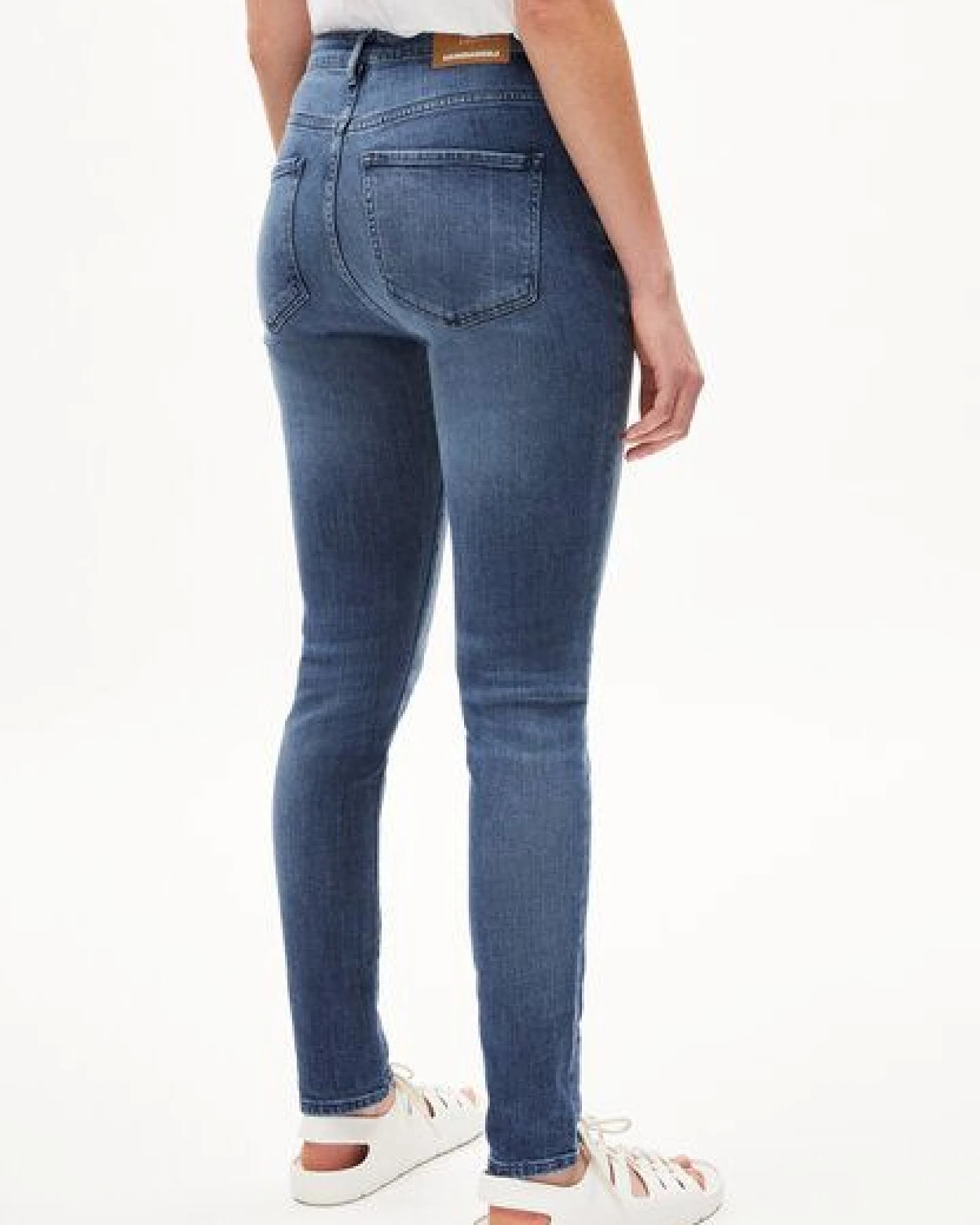 ARMEDANGELS INGAA Damen Jeans Skinny Leg High Waist Bio-Baumwoll Mix X-Stretch – Ansicht 2