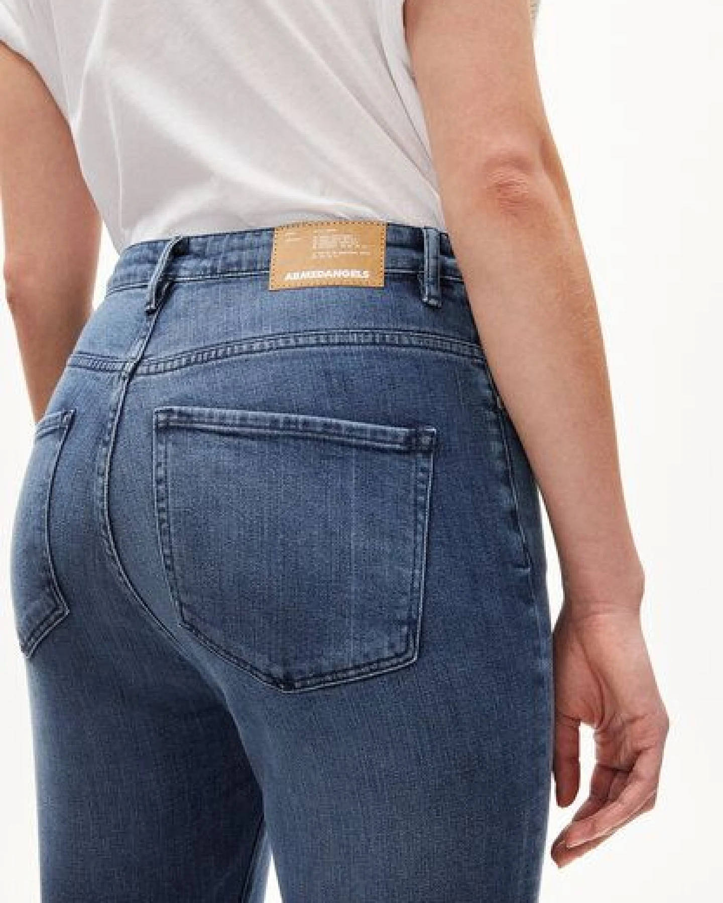 ARMEDANGELS INGAA Damen Jeans Skinny Leg High Waist Bio-Baumwoll Mix X-Stretch – Ansicht 3