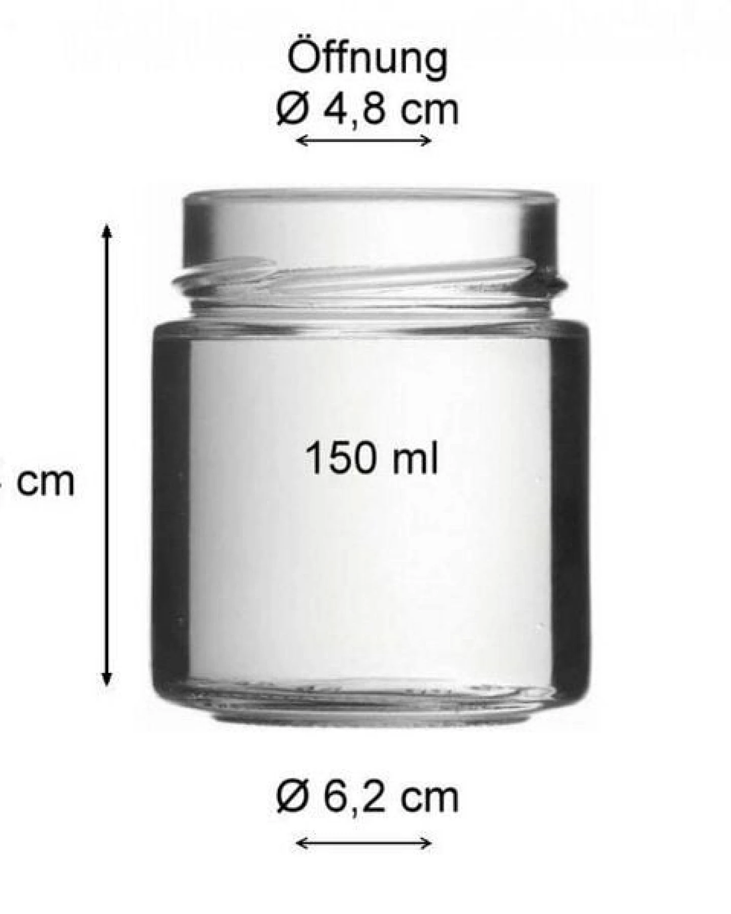 mikken Einmachglas 120 - 1000 ml mit Schraubverschluss Vorratsglas – Ansicht 3