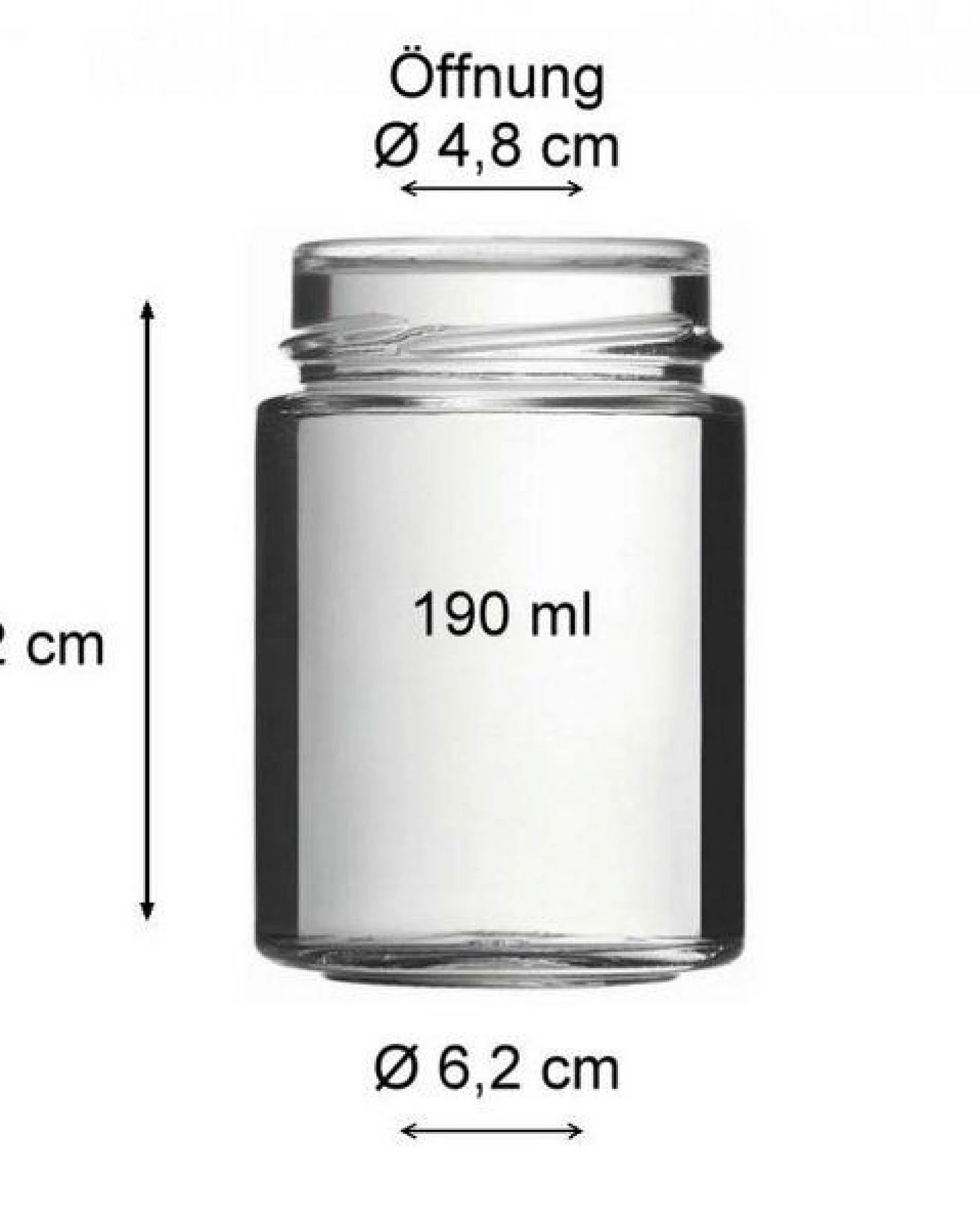 mikken Einmachglas 120 - 1000 ml mit Schraubverschluss Vorratsglas – Ansicht 3