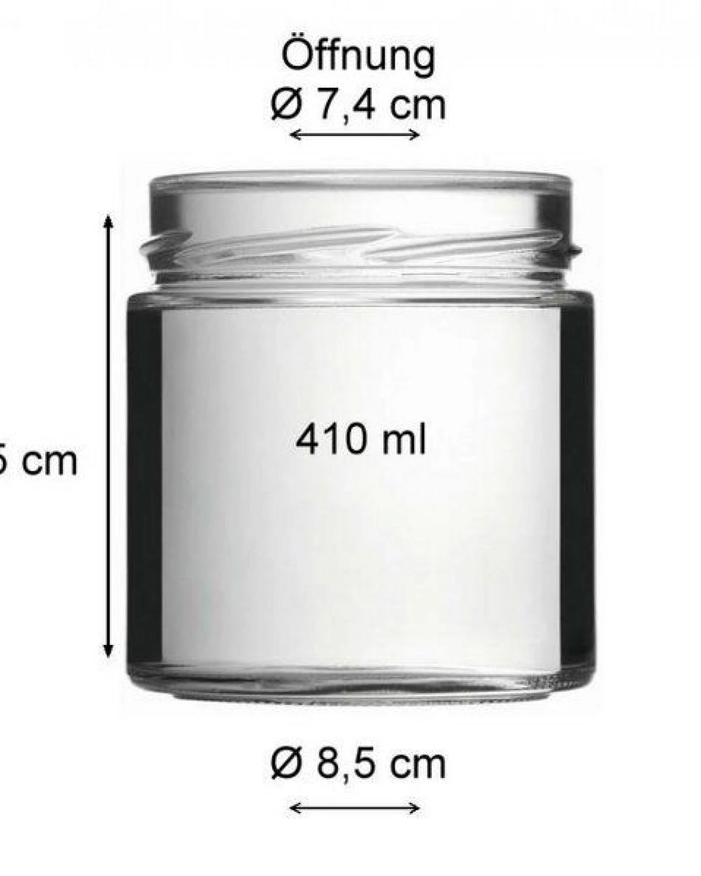 mikken Einmachglas 120 - 1000 ml mit Schraubverschluss Vorratsglas – Ansicht 3