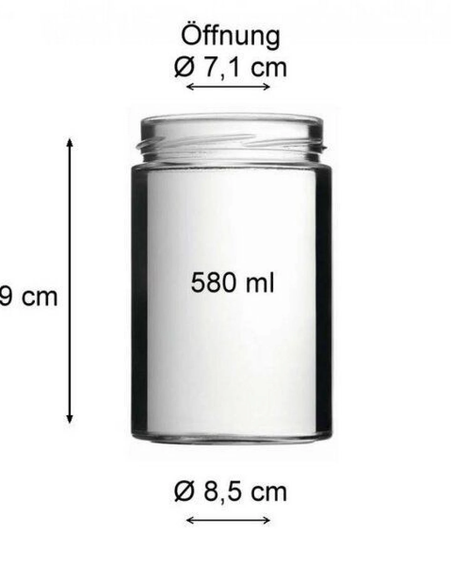 mikken Einmachglas 120 - 1000 ml mit Schraubverschluss Vorratsglas – Ansicht 3