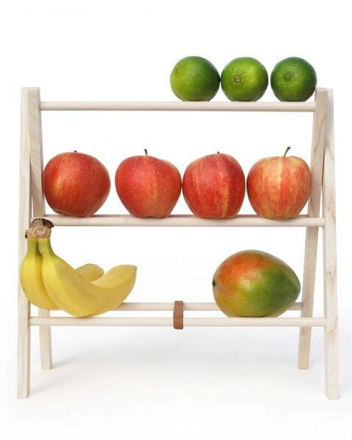 Obstregal FRUITS ON AIR von side by side