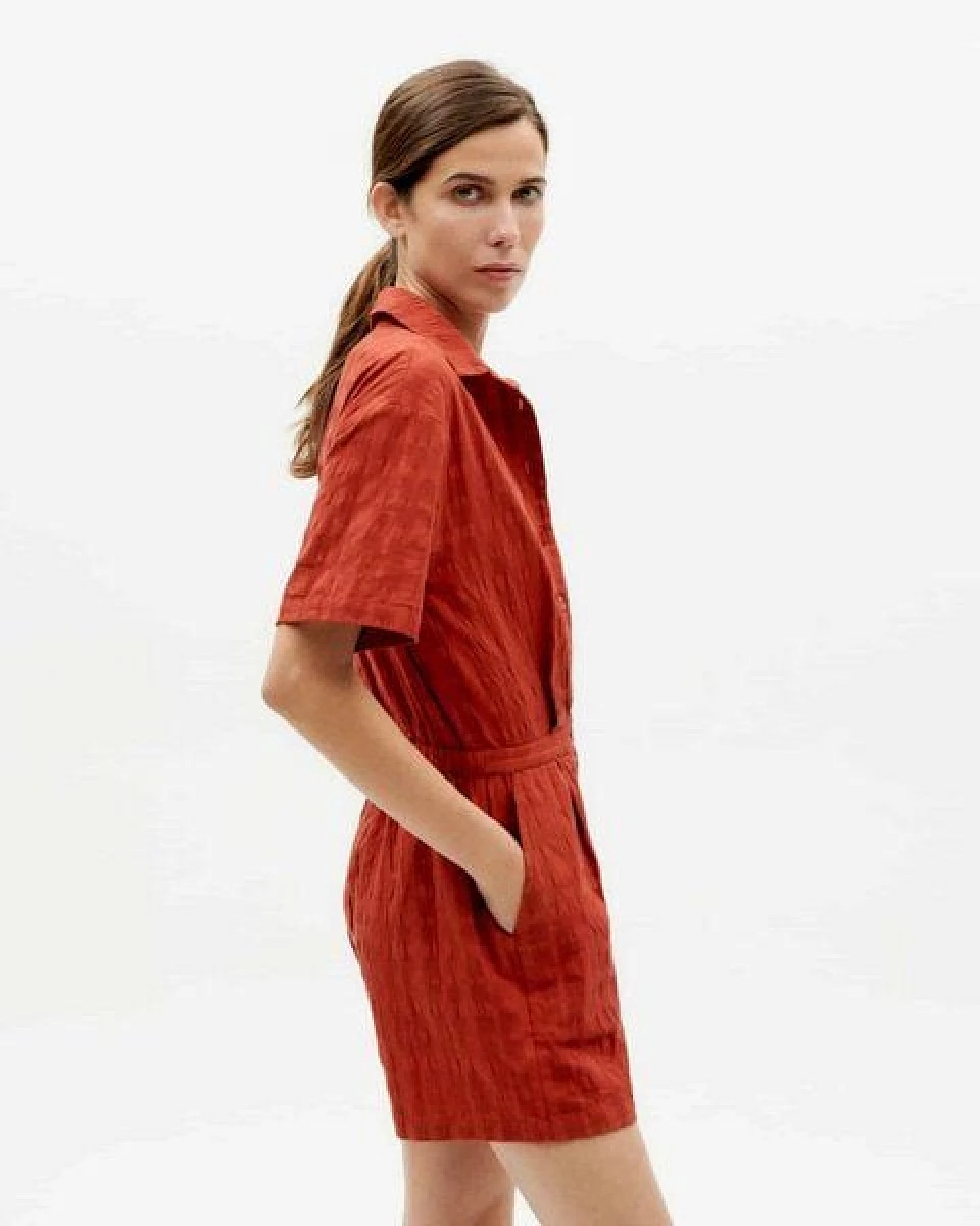 thinking mu Jumpsuit - Agata - aus Biobaumwolle – Ansicht 3