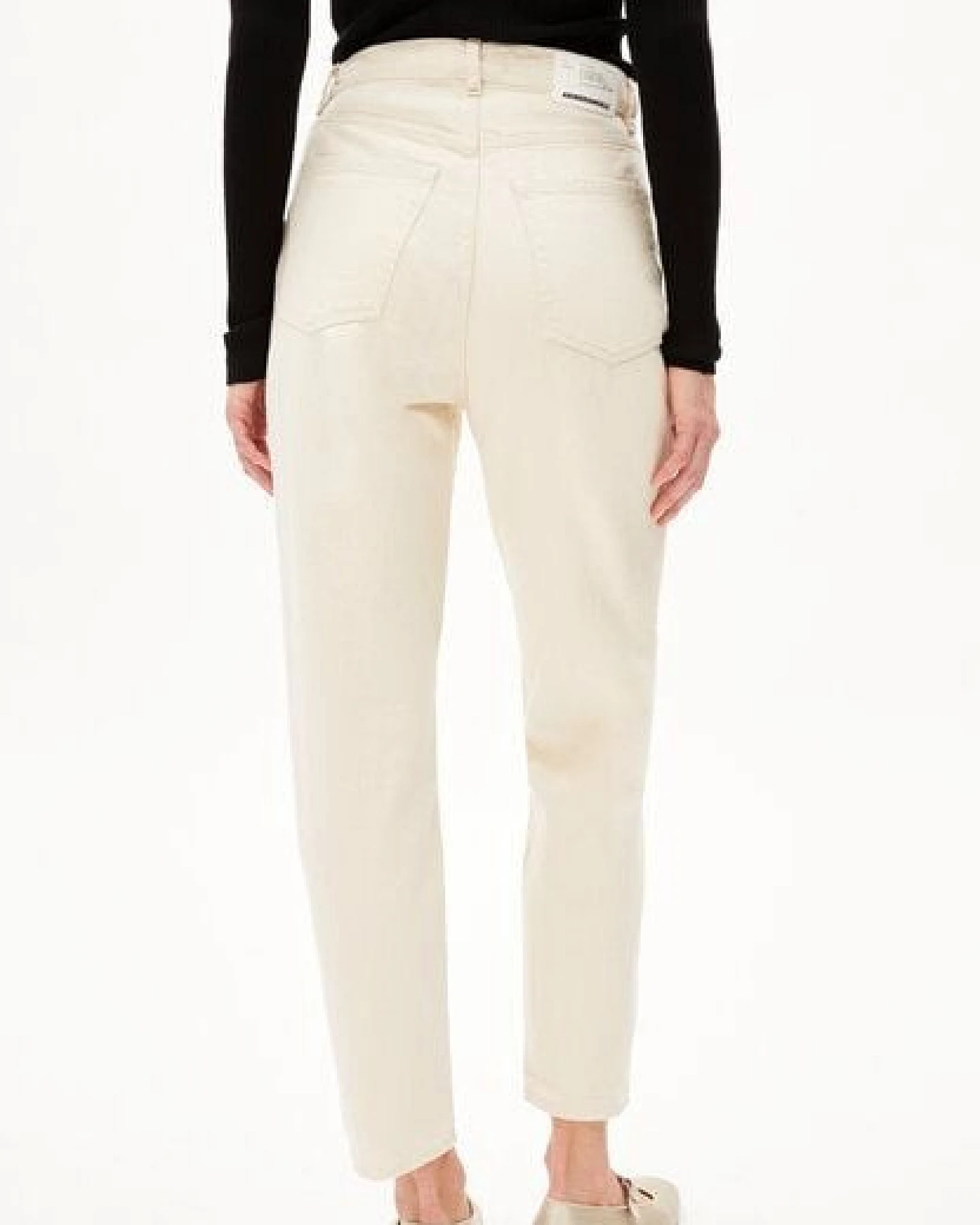 ARMEDANGELS MAIRAA UNDYED - Damen Jeans Mom Fit High Waist Ankle Bio-Baumwoll Mix Non-Stretch – Ansicht 2