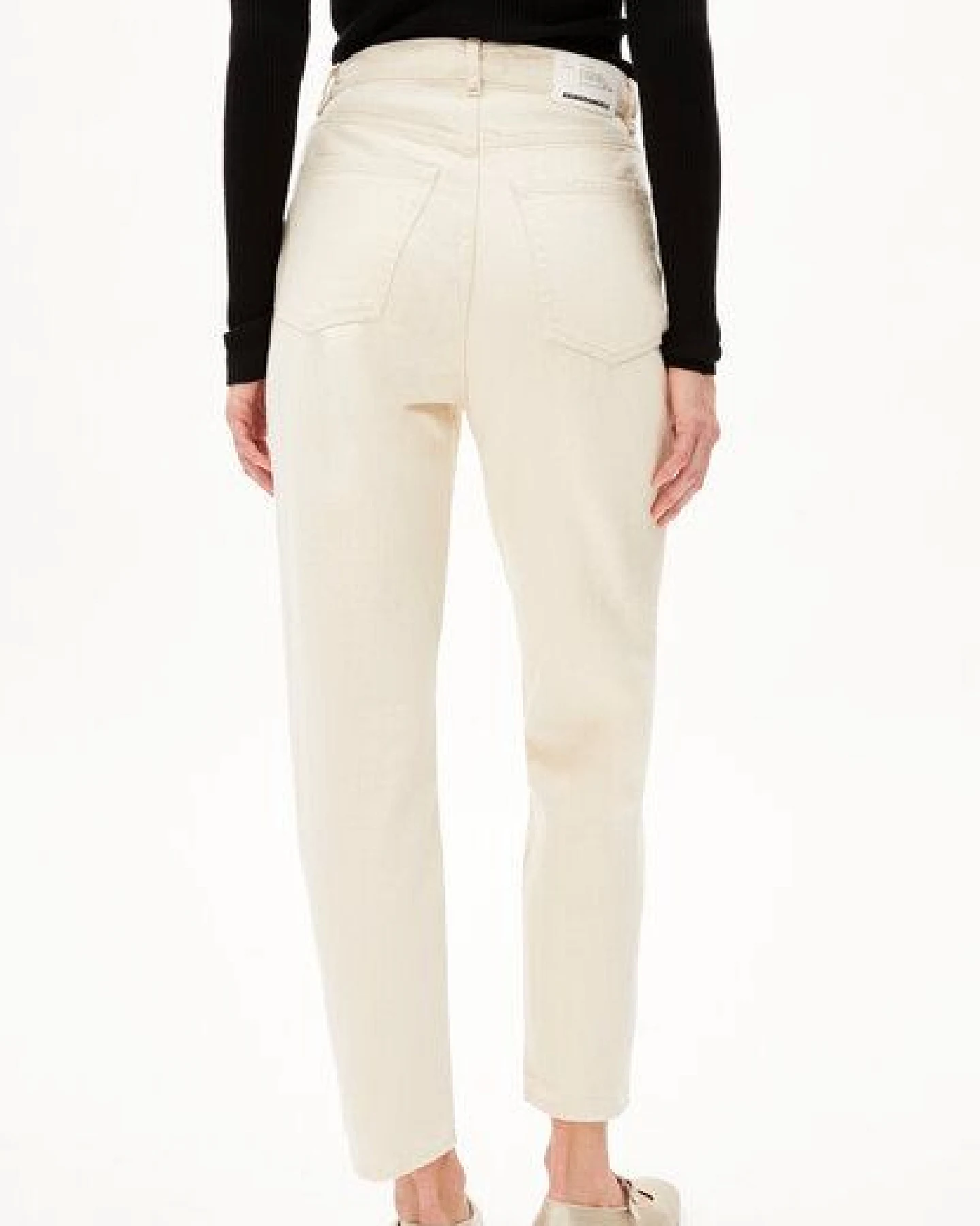 ARMEDANGELS MAIRAA UNDYED - Damen Jeans Mom Fit High Waist Ankle Bio-Baumwoll Mix Non-Stretch – Ansicht 2