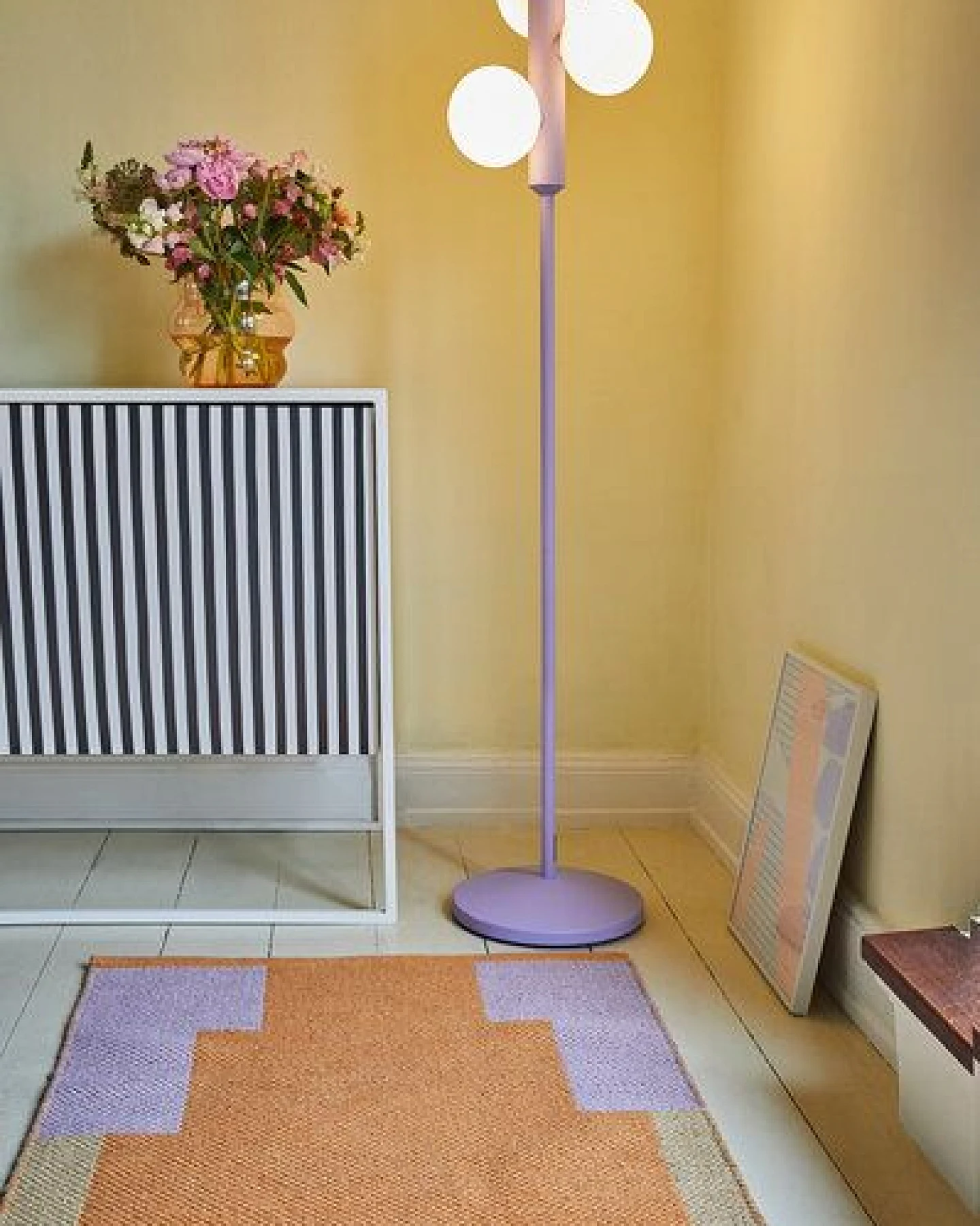 liv interior Recycelter Baumwollteppich HONEY – Ansicht 3