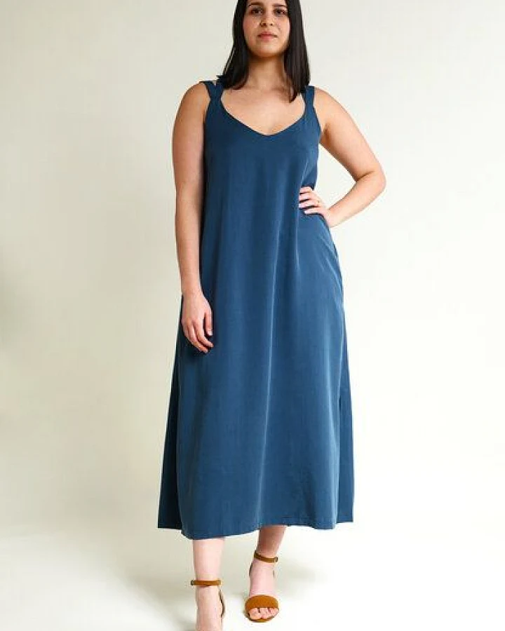 Studio Hertzberg MAXIKLEID "O-TERRE" AUS Tencel