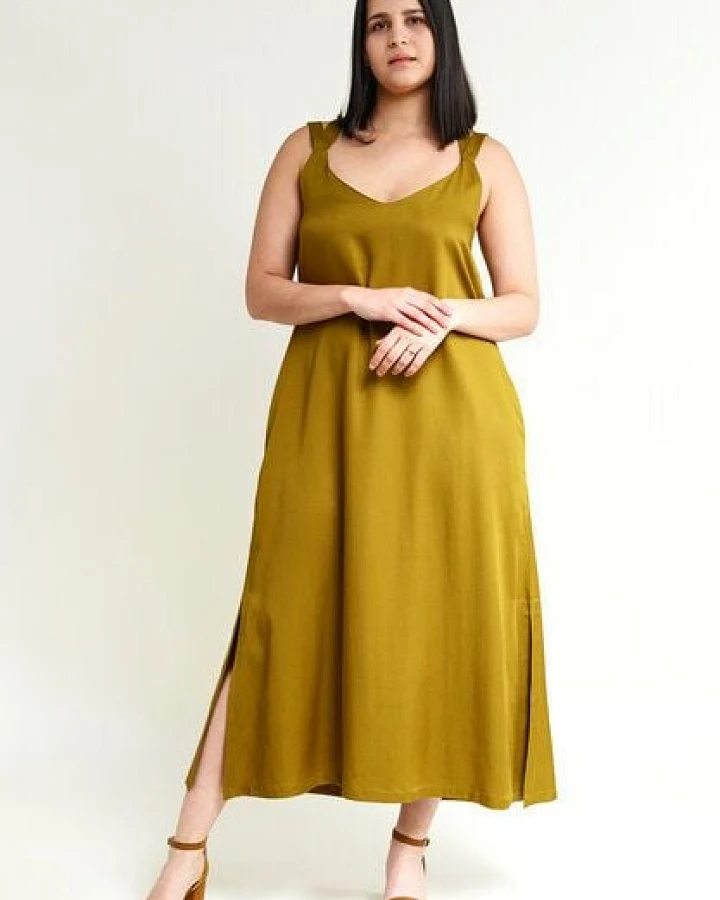 Studio Hertzberg MAXIKLEID "O-TERRE" AUS Tencel