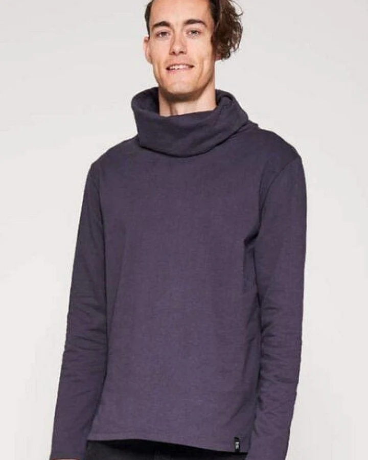 LUMEN organic Pullover SWEAT dunkelgrau