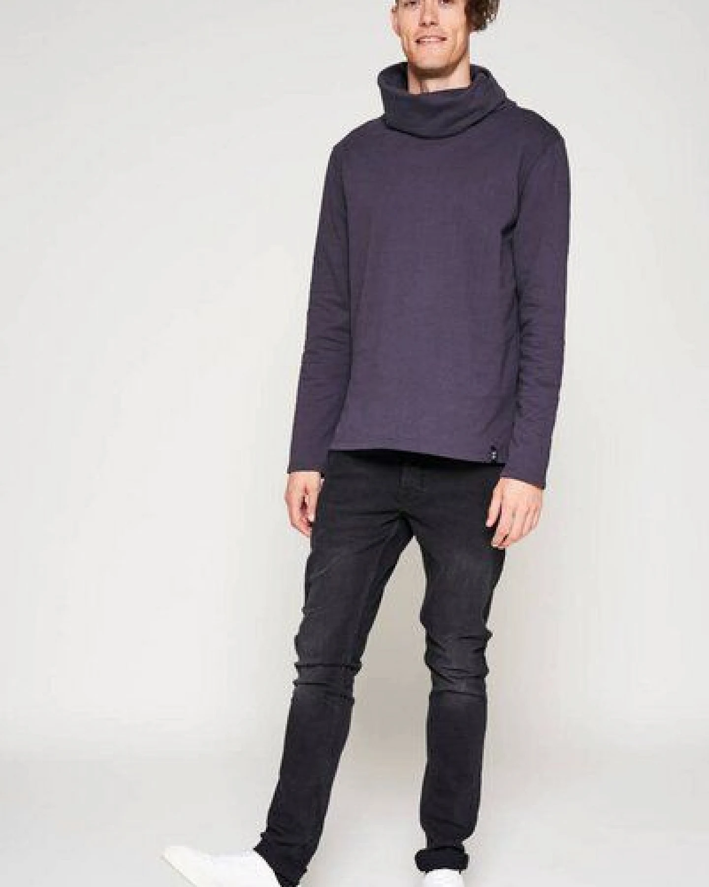 LUMEN organic Pullover SWEAT dunkelgrau – Ansicht 2