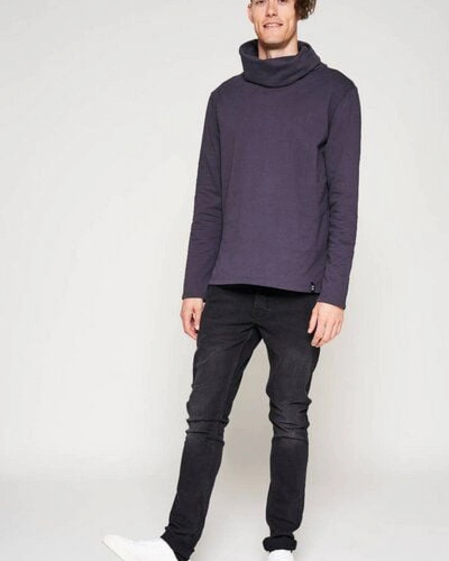 LUMEN organic Pullover SWEAT dunkelgrau – Ansicht 2