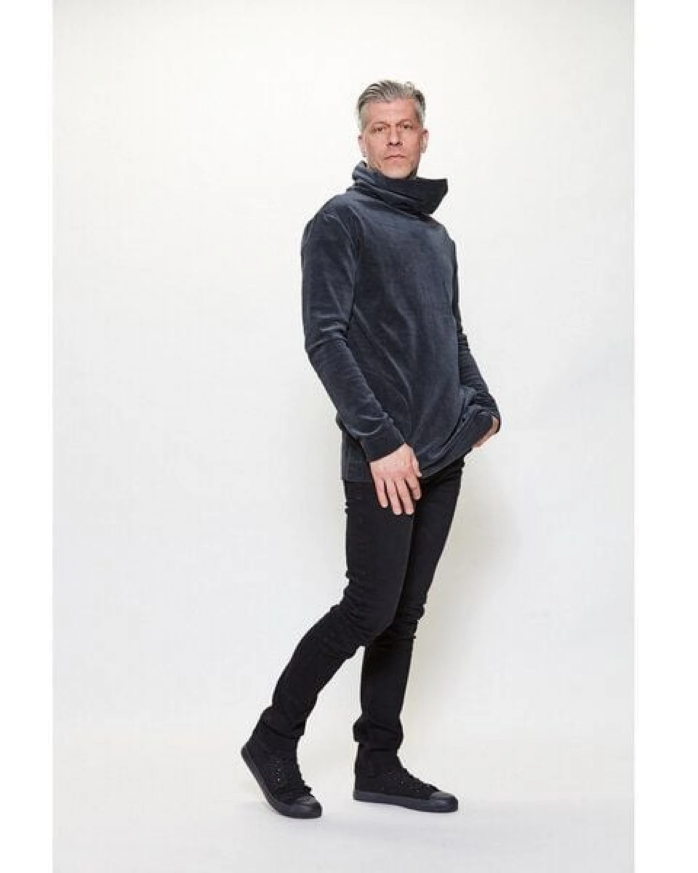 LUMEN organic Pullover NICKI anthrazit – Ansicht 2