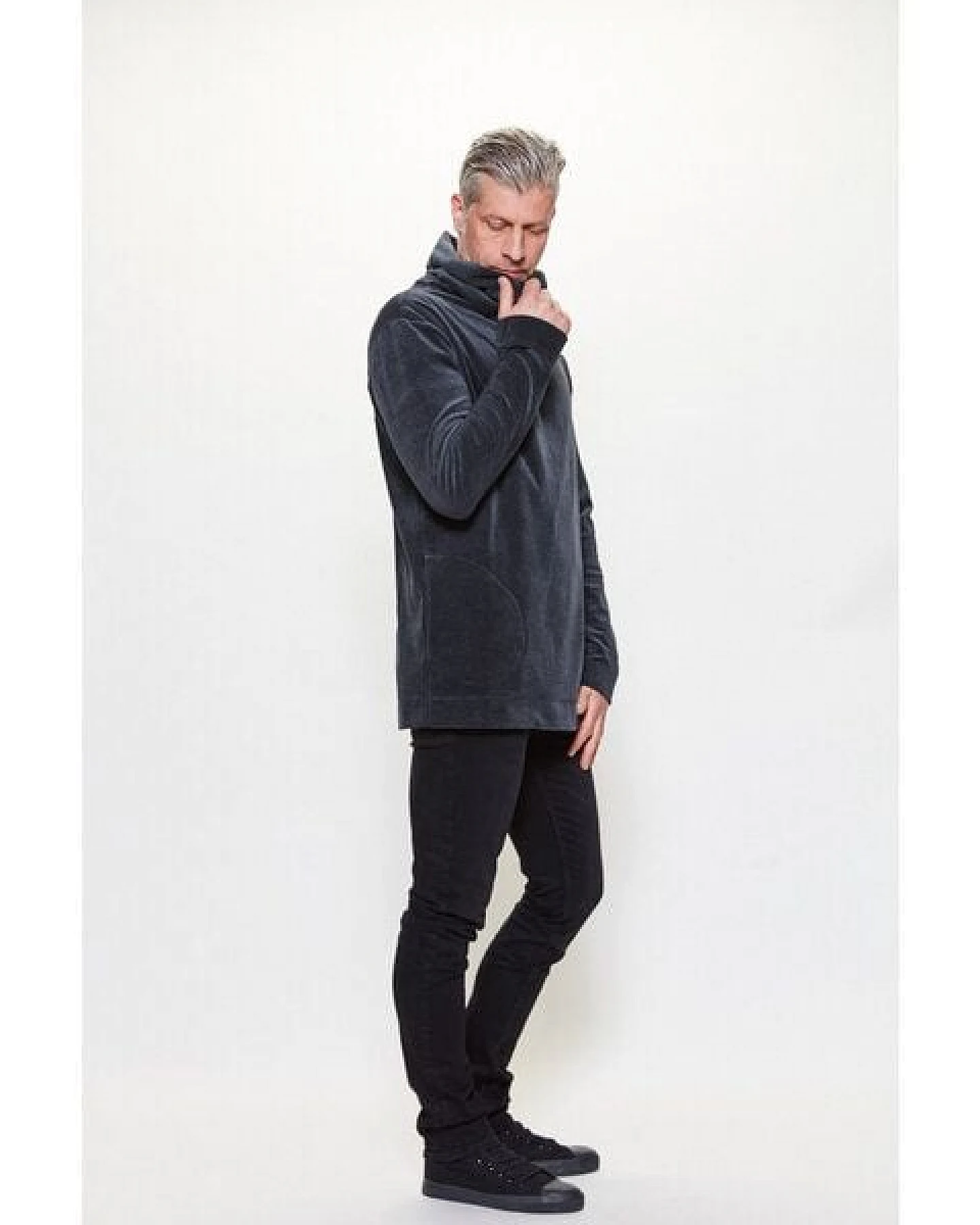 LUMEN organic Pullover NICKI anthrazit – Ansicht 4