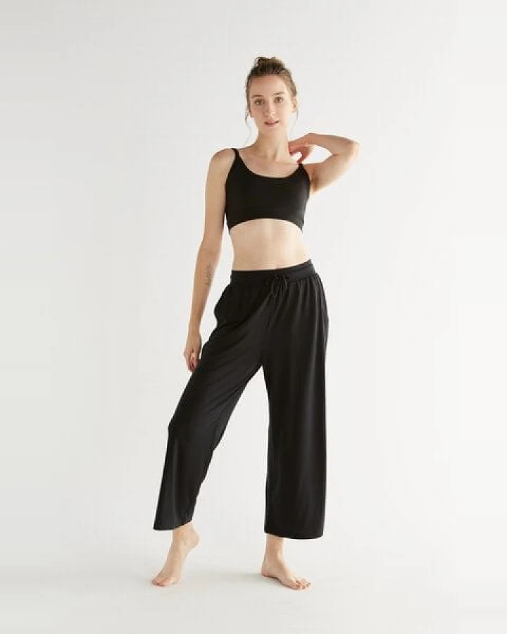 True North Damen Wide Leg Pants Hose aus Tencel Lyocell Yogahose Wohlfühlhose T1322
