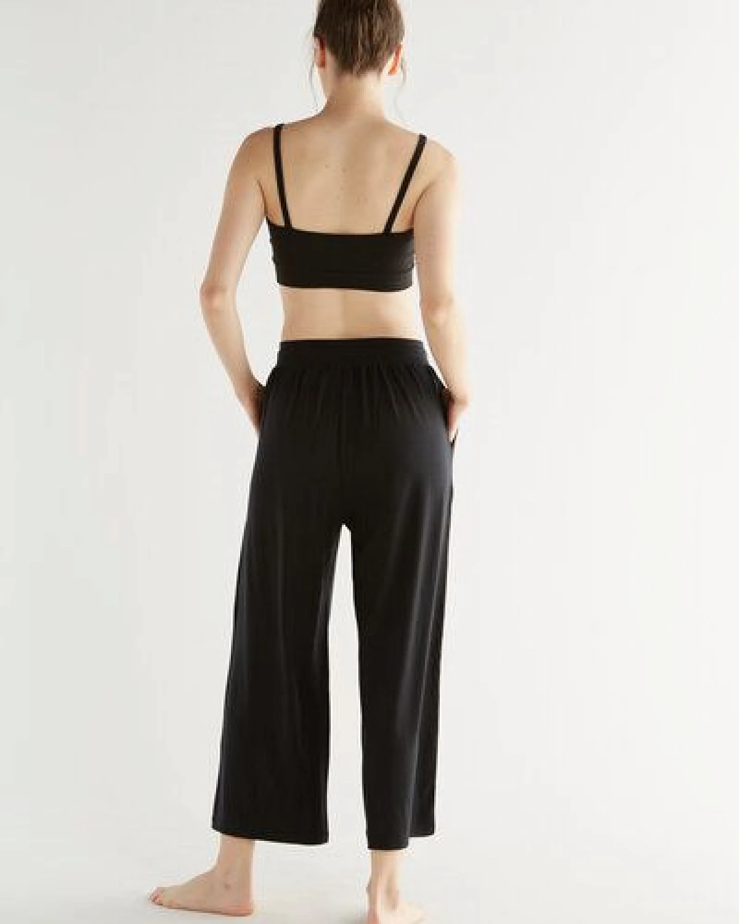 True North Damen Wide Leg Pants Hose aus Tencel Lyocell Yogahose Wohlfühlhose T1322 – Ansicht 2