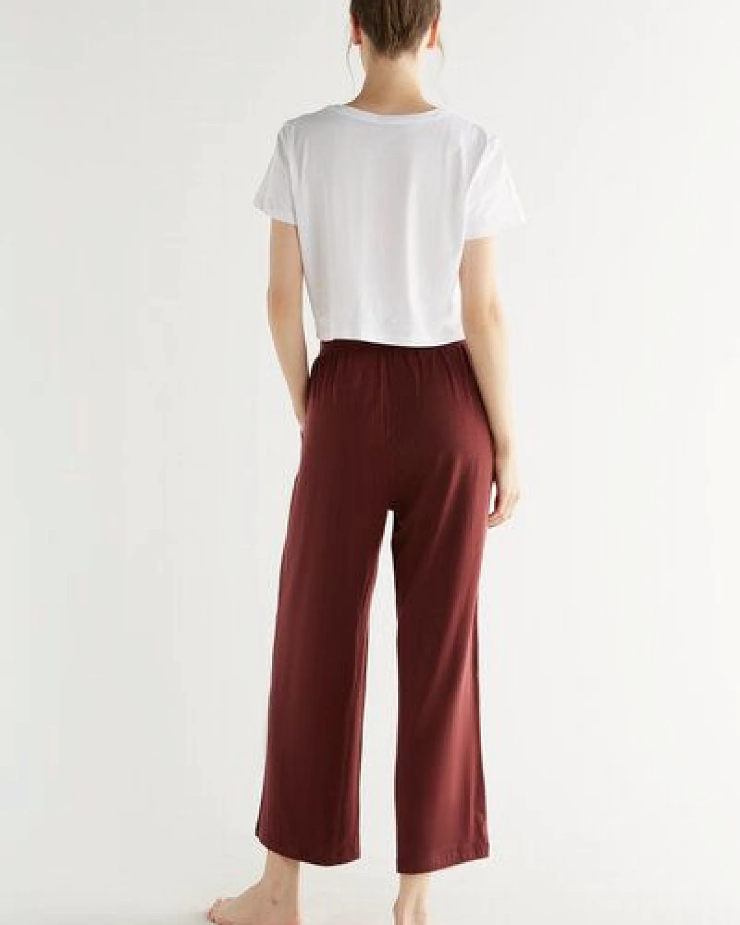 True North Damen Wide Leg Pants Hose aus Tencel Lyocell Yogahose Wohlfühlhose T1322 – Ansicht 2