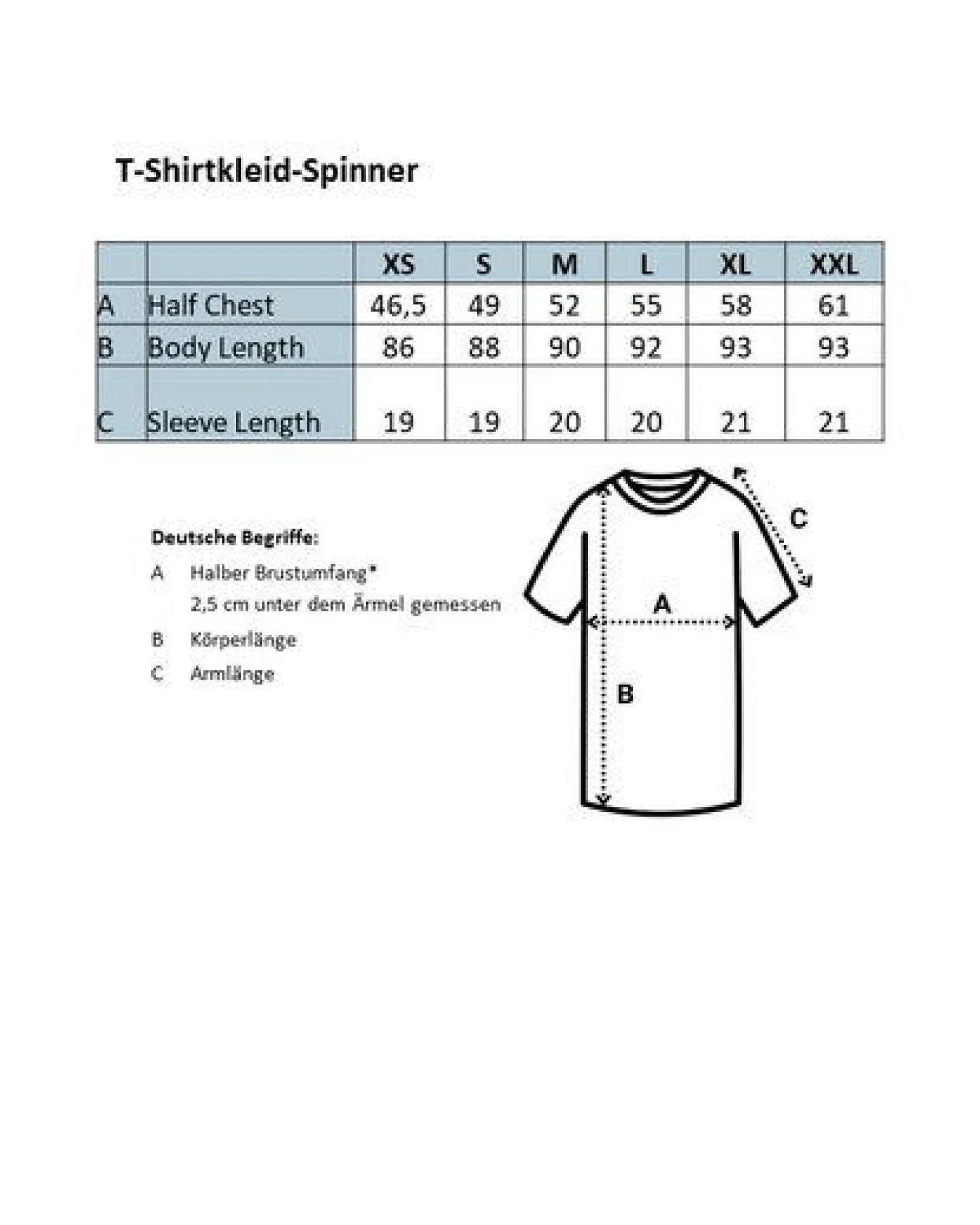 TORLAND Damen T-Shirt Kleid SPINNER – Ansicht 3