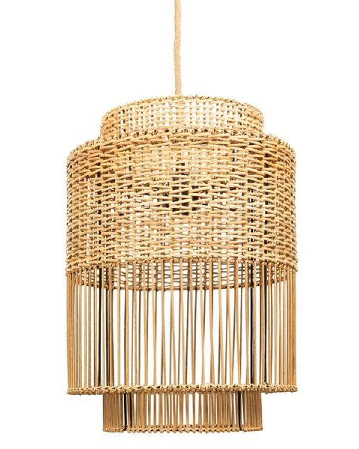 Bazar Bizar The Colonial Pendelleuchte Ø 30 cm aus natürlichem Rattan
