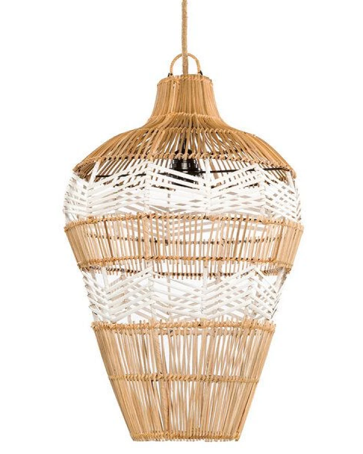 Bazar Bizar The Vase Pendelleuchte Ø 35 cm aus natürlichem Rattan