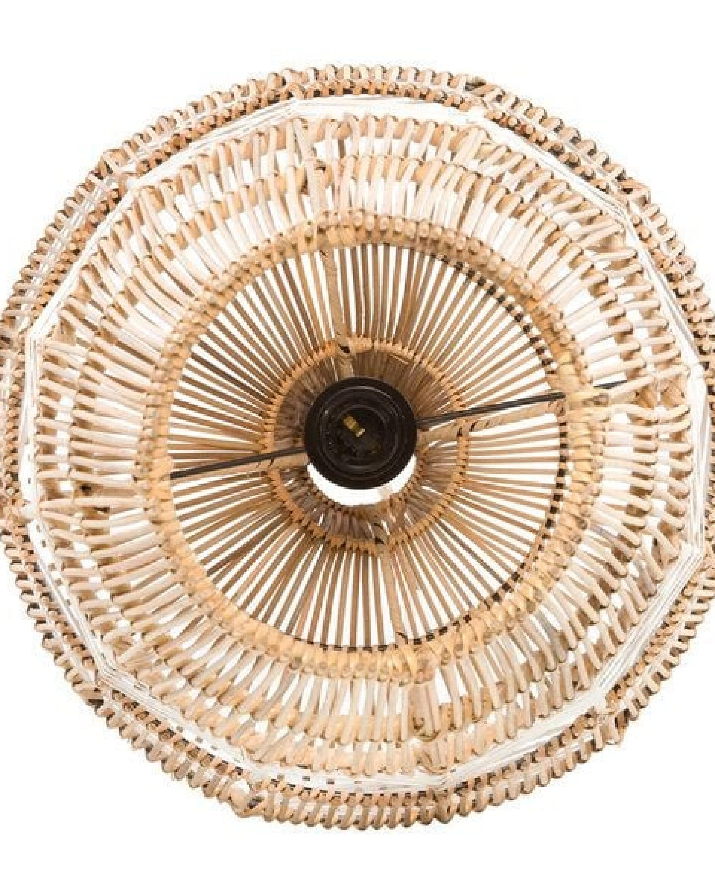Bazar Bizar The Vase Pendelleuchte Ø 35 cm aus natürlichem Rattan – Ansicht 4
