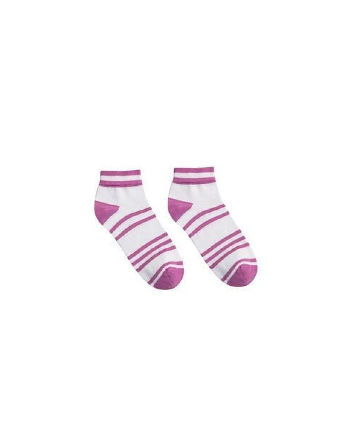 LANIUS Sneaker Socken Streifen aus Bio-Baumwolle