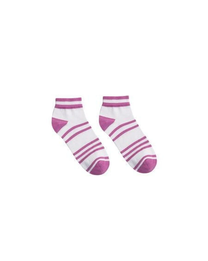 LANIUS Sneaker Socken Streifen aus Bio-Baumwolle